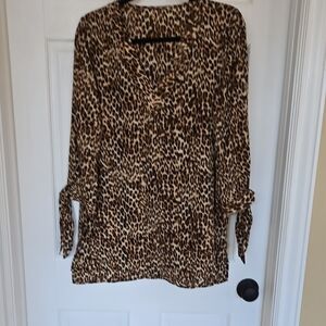 Leopard Print Women's Top
